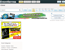 Tablet Screenshot of eventsetter.com